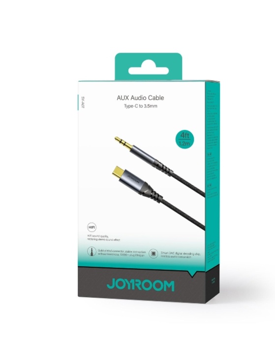 كابل صوت AUX من جويروم JOYROOM من Type-C 