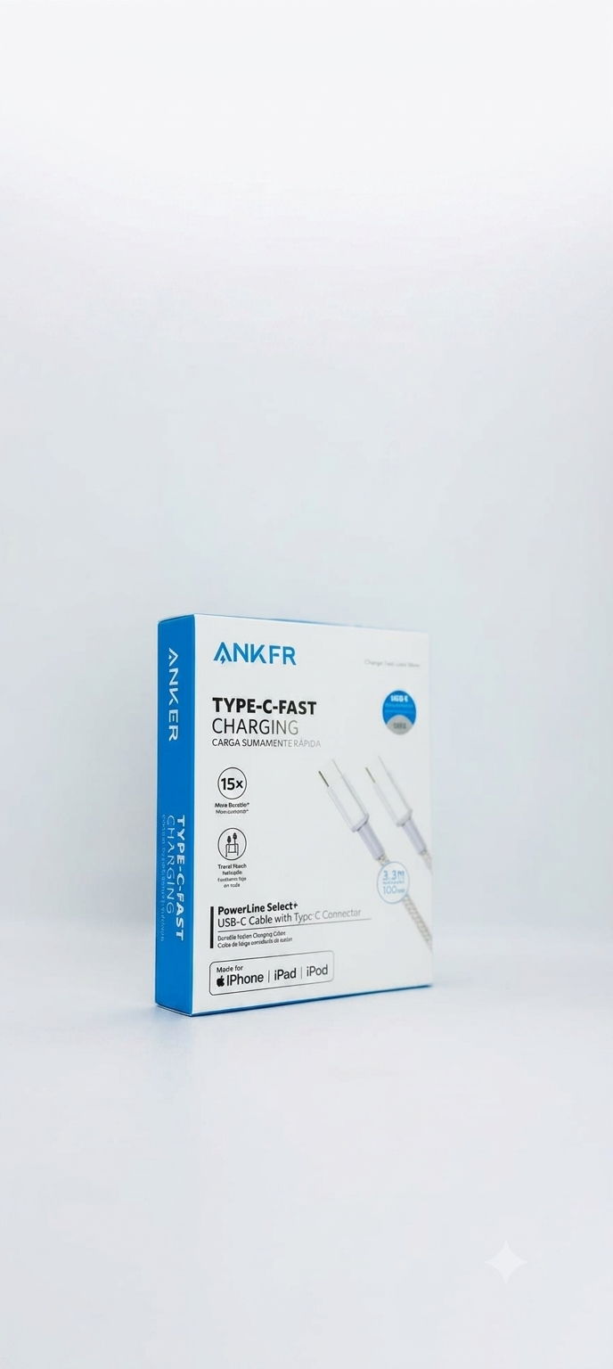 كابل شحن سريع أنكر PowerLine Select+ من Type-C إلى Type-C