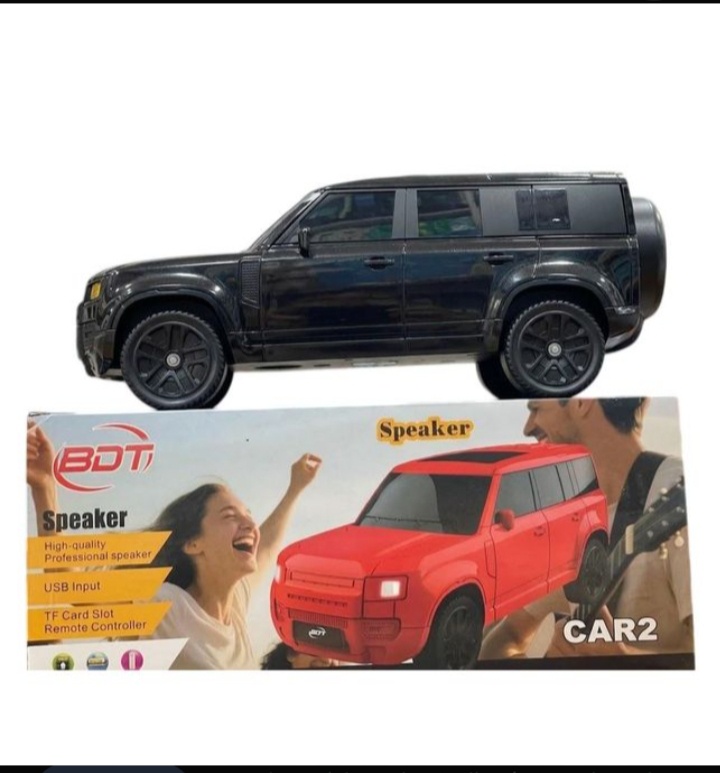 سبيكر لاسلكي ومكبر صوت BDT CAR2 بتصميم سيارة دفع رباعي مميز