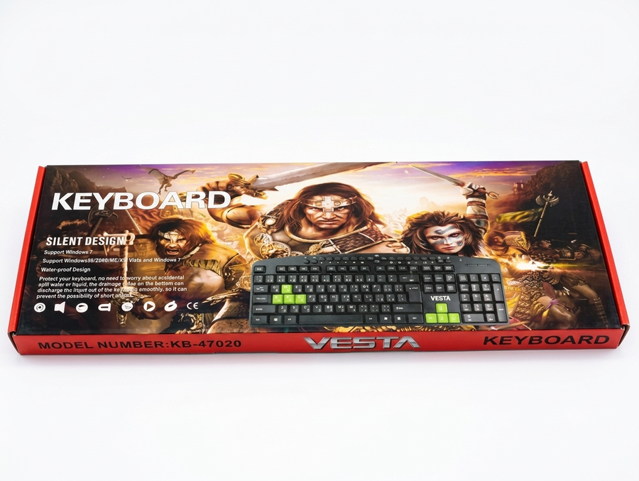 لوحة مفاتيح (Keyboard) للكمبيوتر من Vesta موديل KB-47020