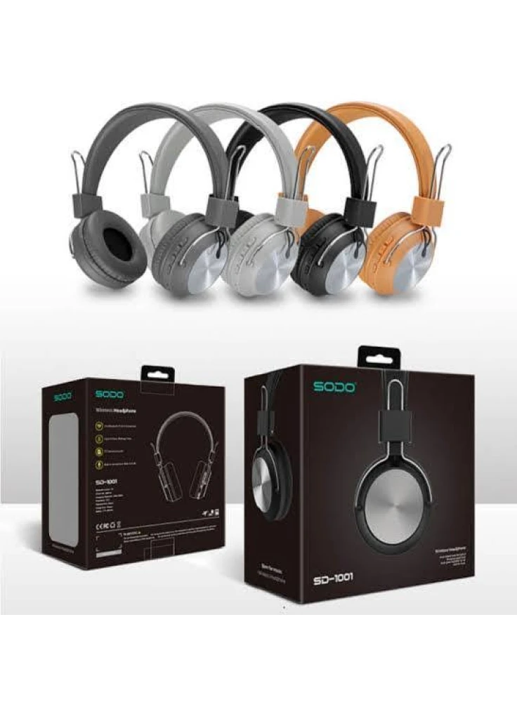 سماعة رأس SODO SD-1001 اللاسلكية بتصميم فوق الأذن